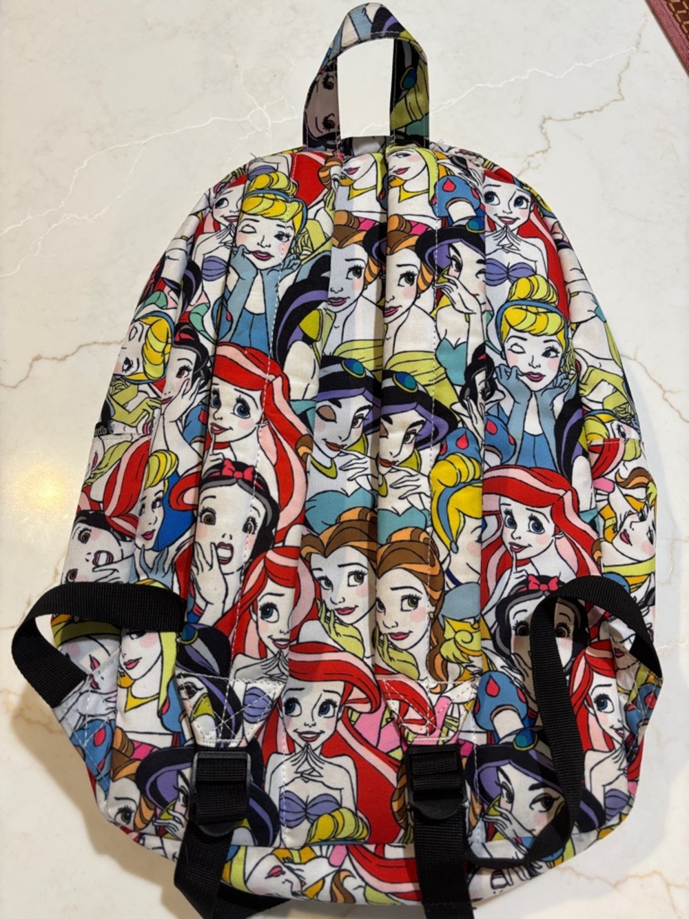 Loungefly Disney Princess Allover Print Multicolor Backpack - Picture 6 of 13